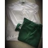 Conjunto camisa y pantalón Verde