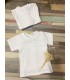 Camiseta algodon basica cuello bebe