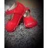 Zapato broche Rojo, Bubble Bobble